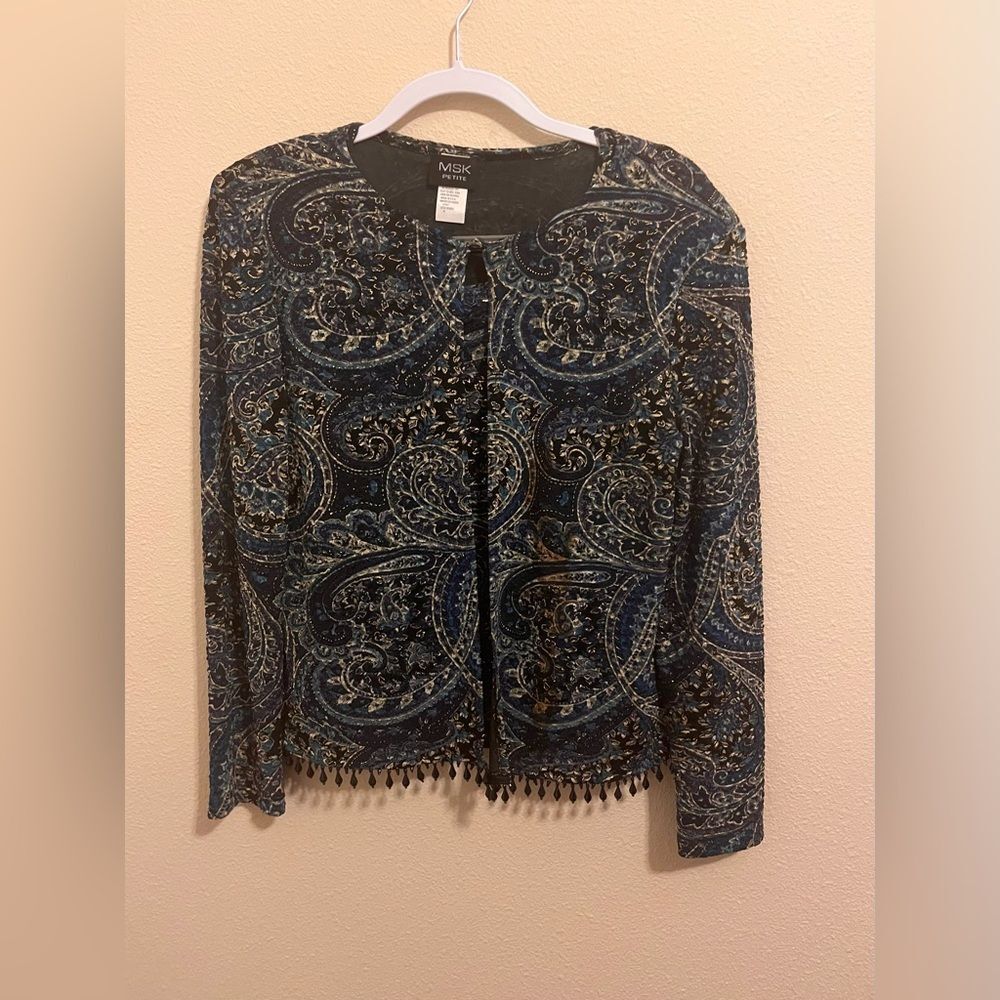 MSK 2 Pc Cardigan size: Large Petite